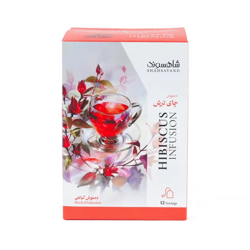 Tisane d'hibiscus Shahsavand, 12 sachets (nouveau)
