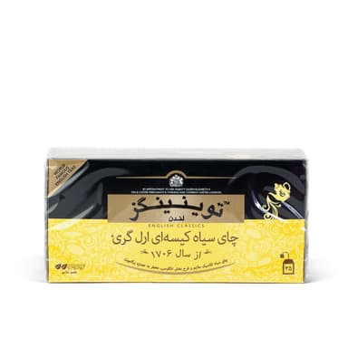 چای کیسه ای ارل گری 25 عددی توینینگز 1