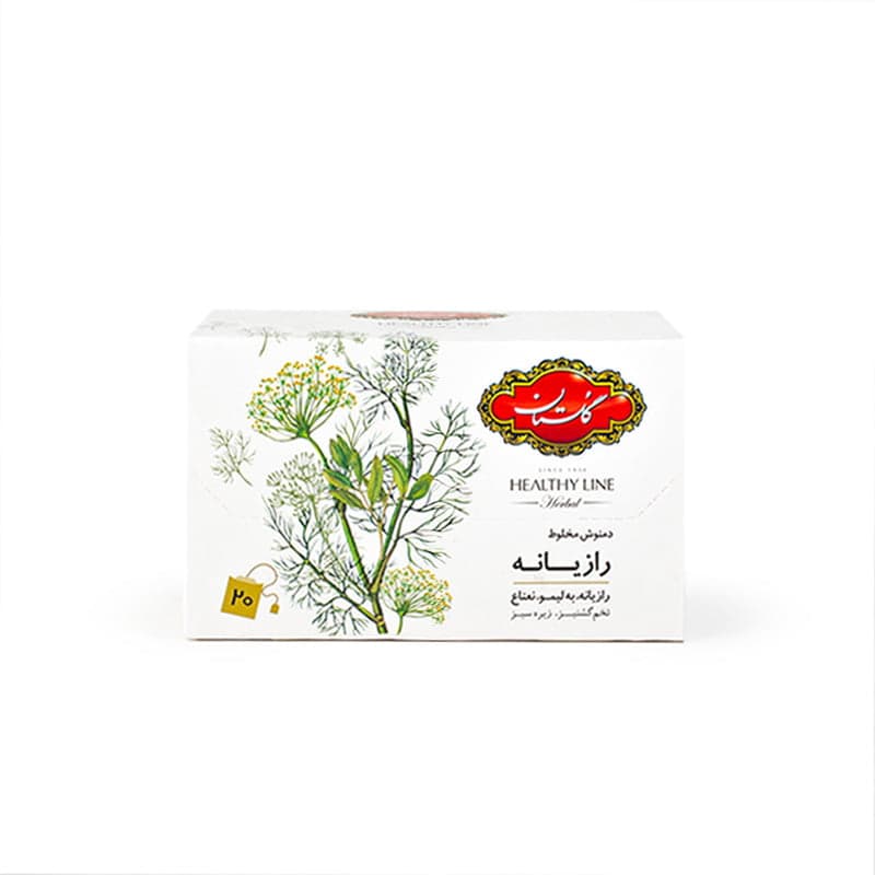 دمنوش مخلوط رازیانه 20 عددی گلستان 1
