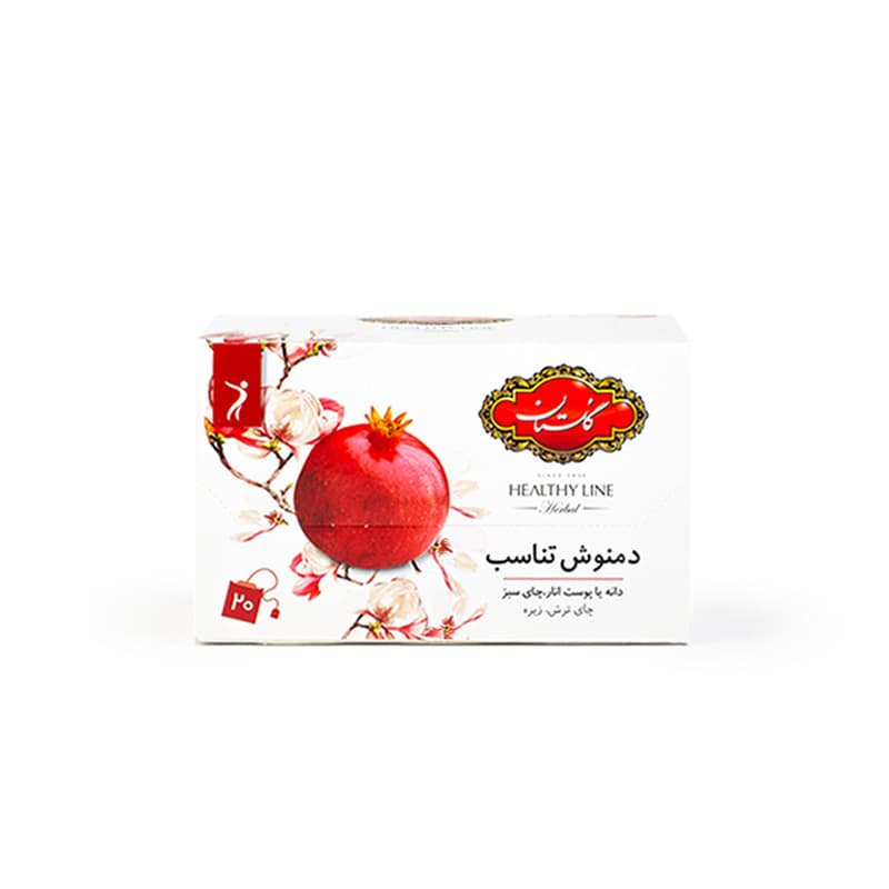 دمنوش کیسه ای 20 عددی تناسب گلستان