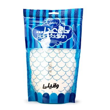پشمک الیافی زیپ دار وانیلی حاج عبدالله 1