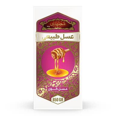 عسل گون اصل 850 گرمی مجتهدی روبرو