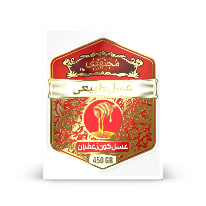 Mojtahedi Astragalus Honey with Saffron, 450 g