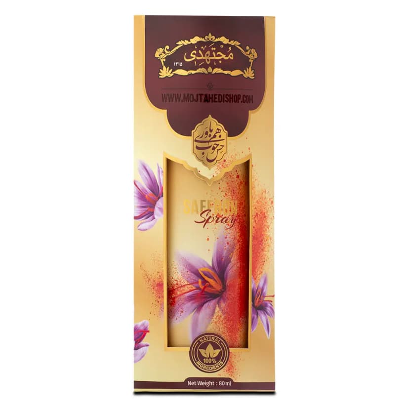 خرید افشانه زعفران مجتهدی روبرو