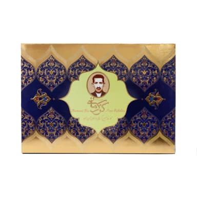 گز لقمه‌ای کرمانی با ۲۸ درصد مغز پسته در بسته‌بندی اصلی محصول۱