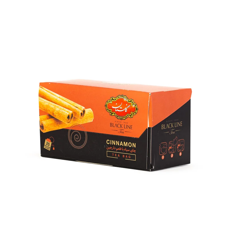 چای کیسه ای با طعم دارچین 25 عددی گلستان