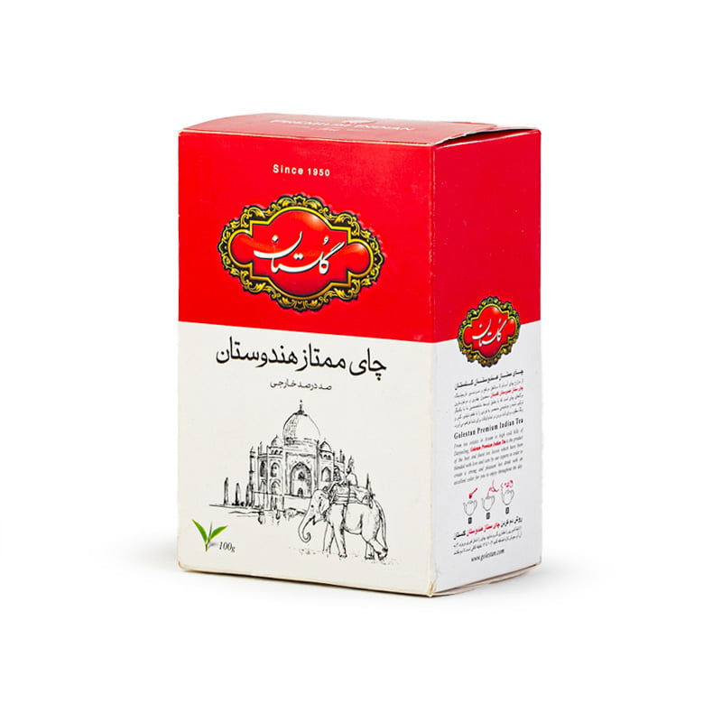 جعبه 100 گرمی چای هندوستان گلستان