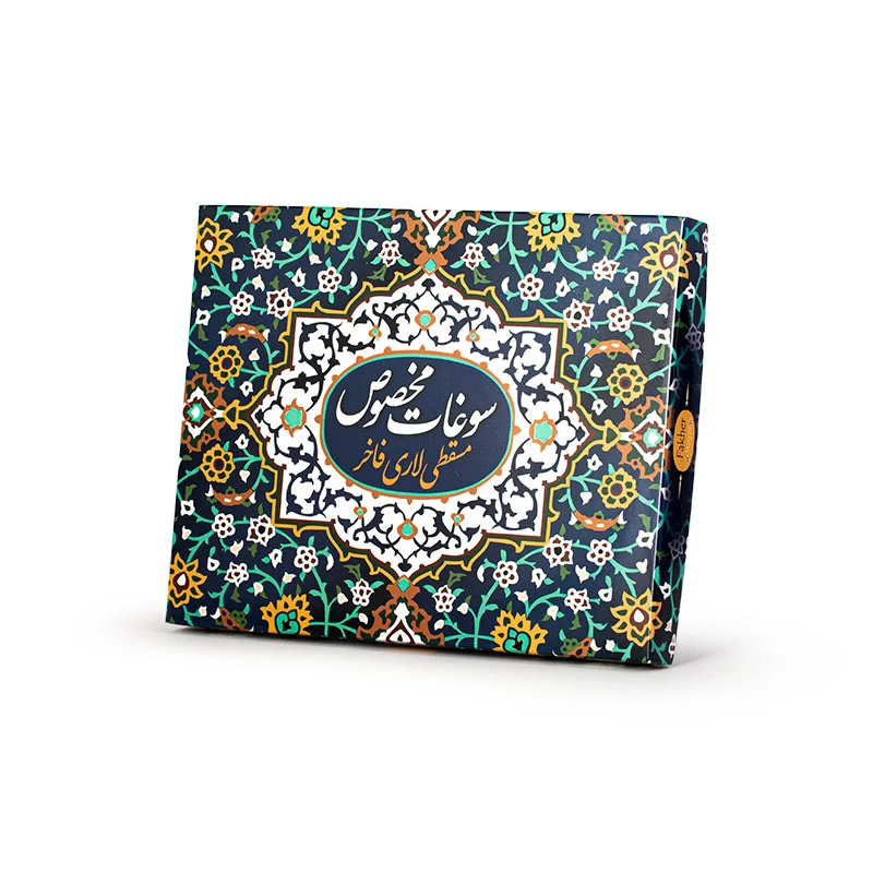 مسقطی لاری فاخر در جعبه مقوایی فانتزی