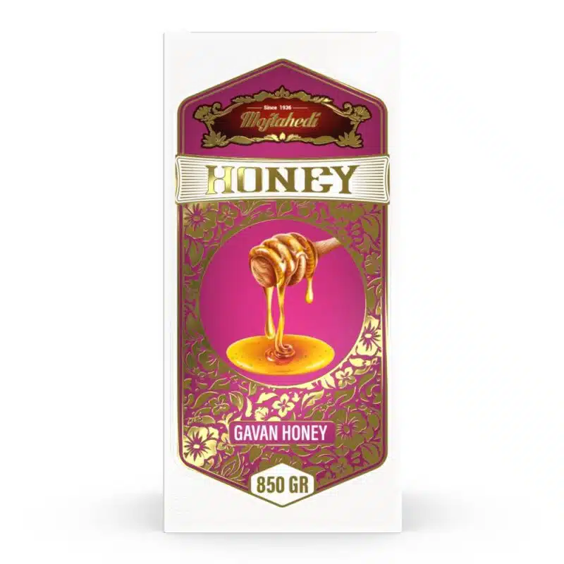 عسل گون اصل 850 گرمی مجتهدی پشت