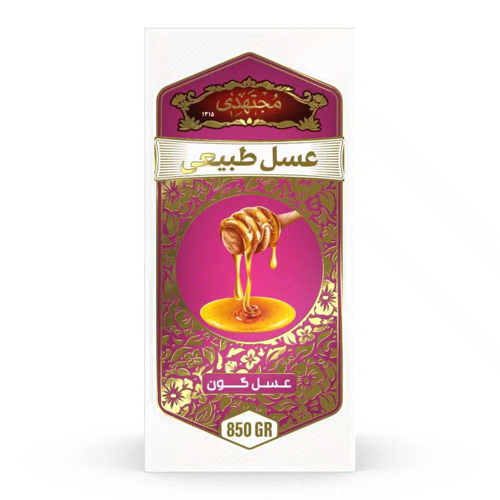 عسل گون اصل 850 گرمی مجتهدی روبرو