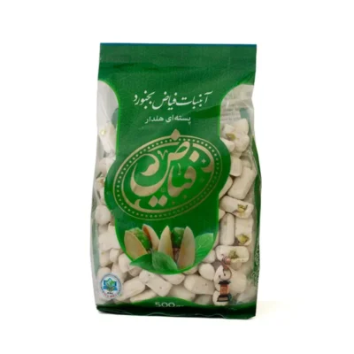 خرید شکر پنیر پسته‌ای هل دار (500 گرم) – آبنبات فیاض بجنورد